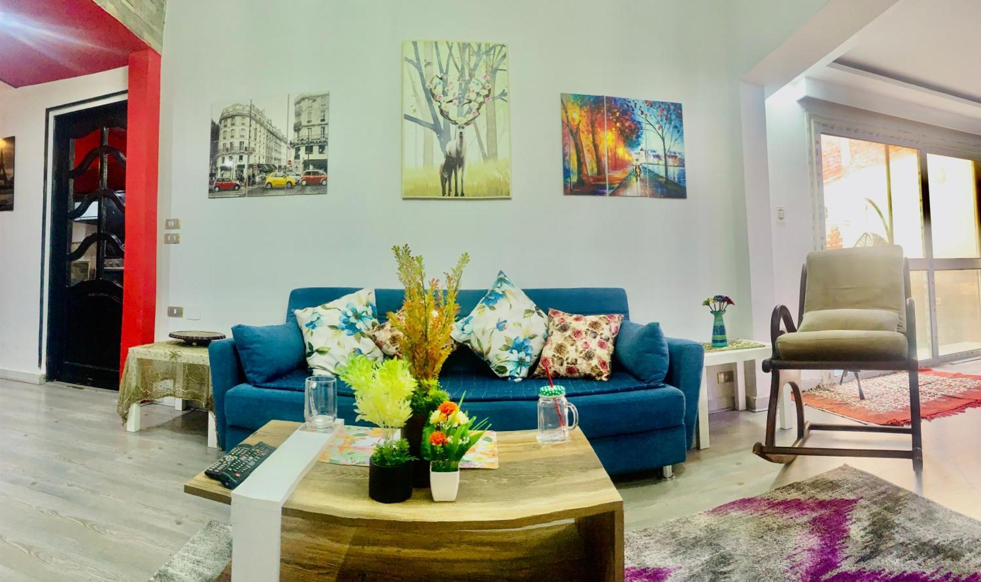 Apartment With A Private Garden In New Cairo Exterior foto