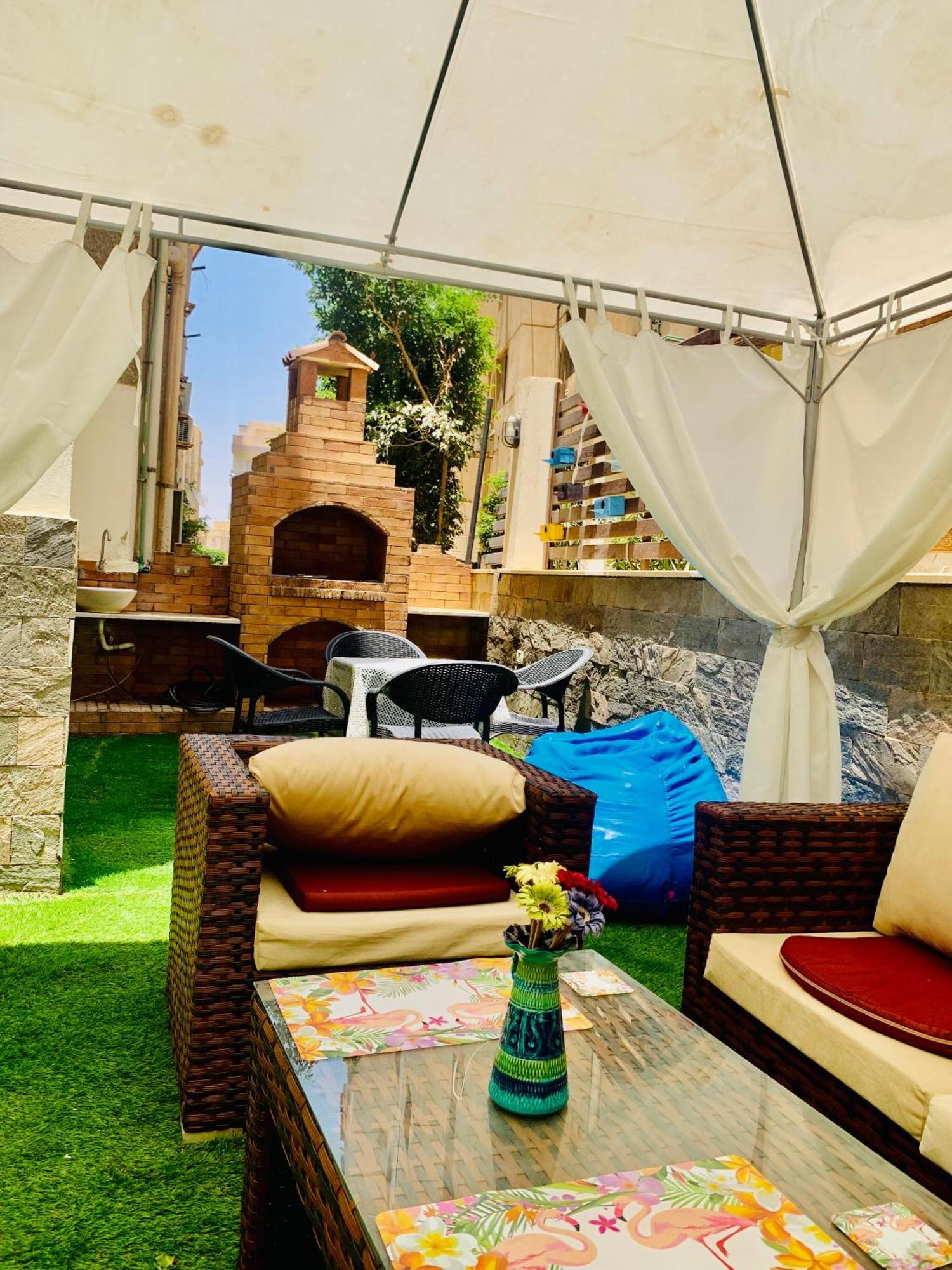 Apartment With A Private Garden In New Cairo Exterior foto